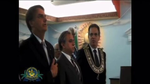 Bolsonaro, the President of Brazil, caught inside a Masonic Lodge