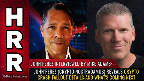 John Perez (Crypto Nostradamus) reveals CRYPTO CRASH FALLOUT details and what's coming next