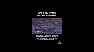 LVMPD shares video of reckless limo driver on The Strip