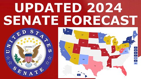 Updated 2024 Senate Map Prediction (September 2, 2024)