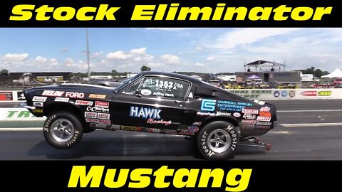 10 Second Stock Eliminator Mustang Wheelstand JEGS SPEEDWeek