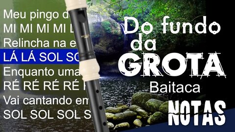 Do fundo da grota - Baitaca - Cifra melódica (C, Eb e Bb)