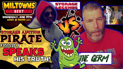 🔴Storage Auction Pirate Tells All About THE GERM! + We Invited Storage Legends For An Interview!