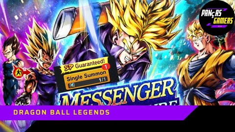 SUMMON MESSENGER FROM THE FUTURE COM SPARKING GARANTIDO - DRAGON BALL LEGENDS