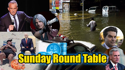 Sunday Round Table! RFK Leaves Dems! NYC, Tucker, New Speaker of the House? Elon Musk, Border.