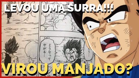 DRAGON BALL VIROU MANJADO? IMAGEM VAZADA DO CAPÍTULO 75 REVELA SURRA DE GRANOLA EM VEGETA!!!