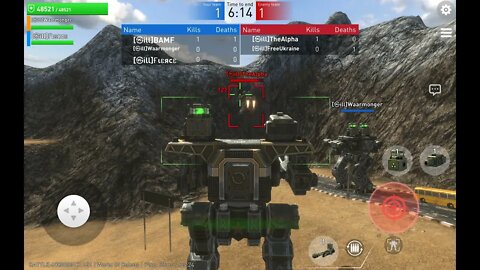 World of Robots Alpha jumps over map & ends battle