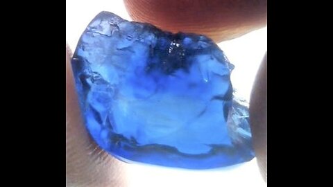 Sapphire Blue Rough Facet Sri Lanka 2 Carats