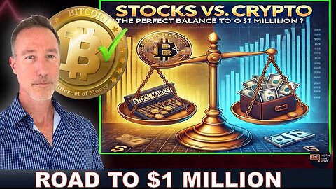 STOCKS VS. CRYPTO. PERFECT BALANCE TO $1 MILLION? WORTH THE RISK?