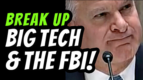 BREAK UP BIG TECH & THE FBI!