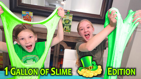 1 Gallon Green Leprechaun Slime!!