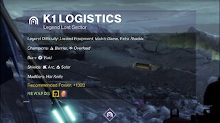 Destiny 2 Legend Lost Sector: The Moon - K1 Logistics 12-16-21