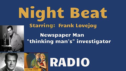 Night Beat 1950 (ep10) I Know Your Secret