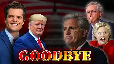 Matt Gaetz Is Literally Draining The Swamp! Kevin Mccarthy Retiring After Being Fired As Speaker