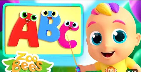 ABC Song / Alphabet Song For Kids/ Nursery Rhymes With Zoobees / Kids Song