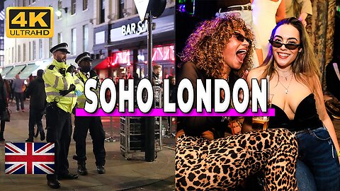 Central London Day to Night Walk | 6:30 PM in SOHO London ep 3 [4K]