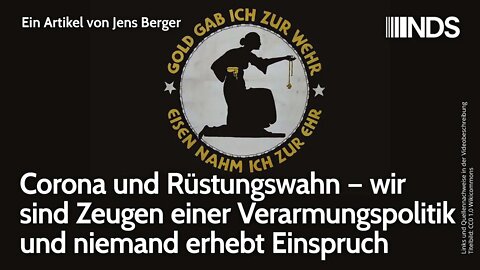 Corona und Rüstungswahn – wir sind Zeugen einer Verarmungspolitik und niemand erhebt Einspruch | NDS