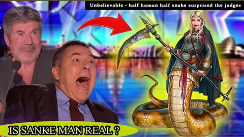 The magician turns half human half snake, making the judges very shock | American Talent Show