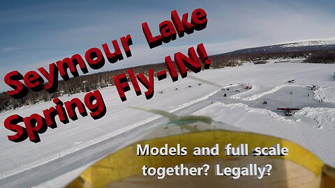 Flying a model airplane to a full-scale fly-in!