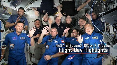 NASAs SpaceX Crew7 Flight Day 2