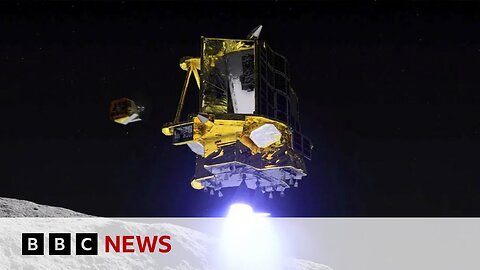 Japan lands on Moon but glitch threatens mission | BBC News