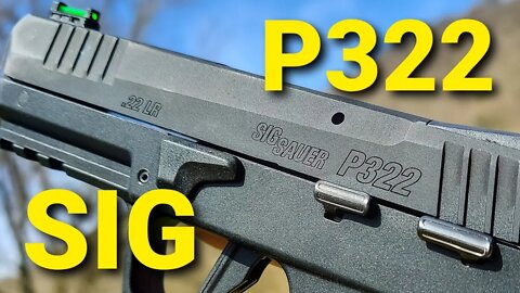 Sig P322 22LR - First Shots and Ammo Test