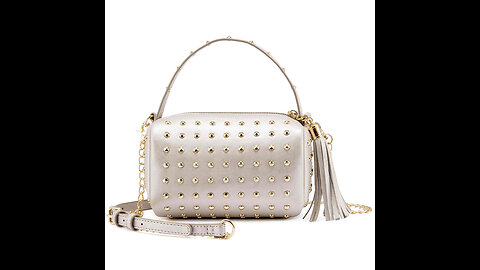 Shoulder Bag Small Side Purse Mini Clutch with Bling Rivets