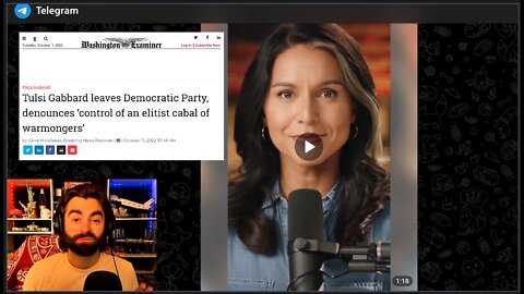 Tulsi Gabbard LEAVES The Democrat Party Due To The 'Elite Cabal Of Warmongers' In Charge!