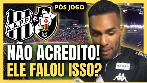 EXPLODIU AGORA! DETONOU GERAL! NÃO ACREDITO QUE ELE FALOU ISSO! NOTÍCIAS DO VASCO