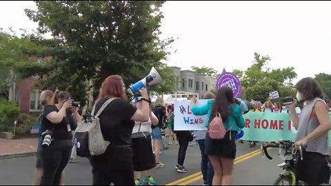 Anti Abortion Activists Block ShutdownDC's March