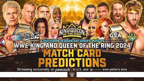 WWE King and Queen of the Ring 2024 - Match Card Predictions [v2]