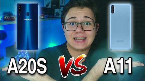 GALAXY A20S OU GALAXY A11 - QUAL COMPRAR? (Comparativo)