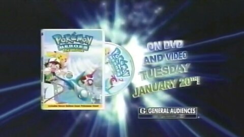 POKEMON HEROES "The Movie" DVD TRAILER (2003)