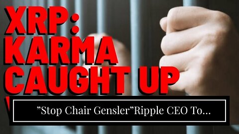 ”Stop Chair Gensler”Ripple CEO To Congress & XRP Buyer