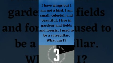 I have wings but I am not a bird I am small, colorful, and beautiful I live in gardens and fields