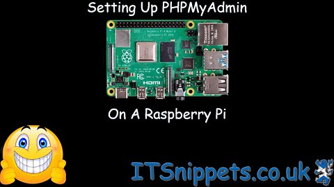 Setup PHPMyAdmin on a RASPBERRY Pi (@youtube, @ytcreators)