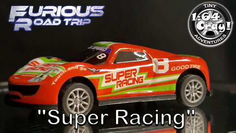 "Super Racing" in Orange- Model by Furious Road Trip