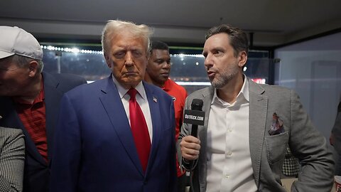 Clay Travis Interviews President Trump At The Georgia Vs Alabama Game