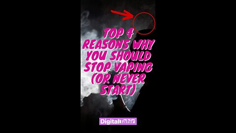 Top 4 reasons why you should stop vaping (or never start)