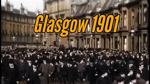 1900s Britain UK | Jamaica Street Glassgow 1901 [Restored]