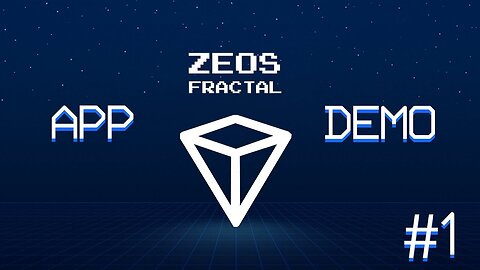 ZEOS Fractal Demo #1 - Purpose, UI & Main features