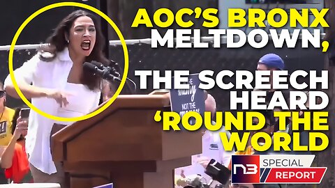 AOC Loses Control at Bronx Rally, Screeches and Wild Gestures Shock Attendees, Watch Now