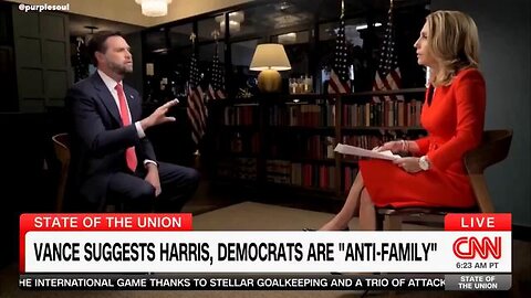 JD Vance demolishes CNN's Dana Bash for her pathetic questions.