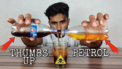 Mixing Petrol and Thumbs up - Amazing Reaction