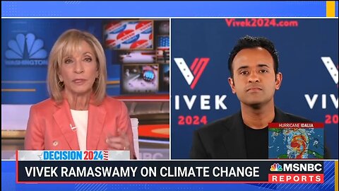 Vivek Schools MSNBC Host On Climate Change