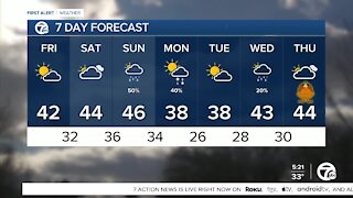 Metro Detroit Forecast: Sunshine today, but stays chilly