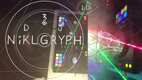 iNDUSTRiAL TECHNO - DJ NiKLGRYPH [LASERS, FOG, TECHNO & GEOMETRY DRAWiNGS]