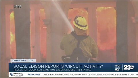 SoCal Edison: 'Circuit activity' near time of Orange County fire