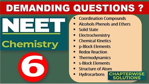 NEET CHEMISTRY | Part - 6