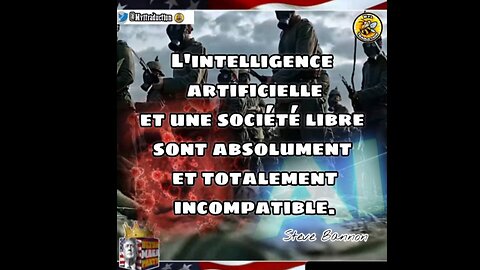 L'intelligence artificielle et une société libre sont absolument et totalement incompatible.